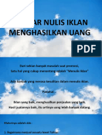 Belajar Nulis Iklan Yang Menghasilkan Uang Transferan (Rev)