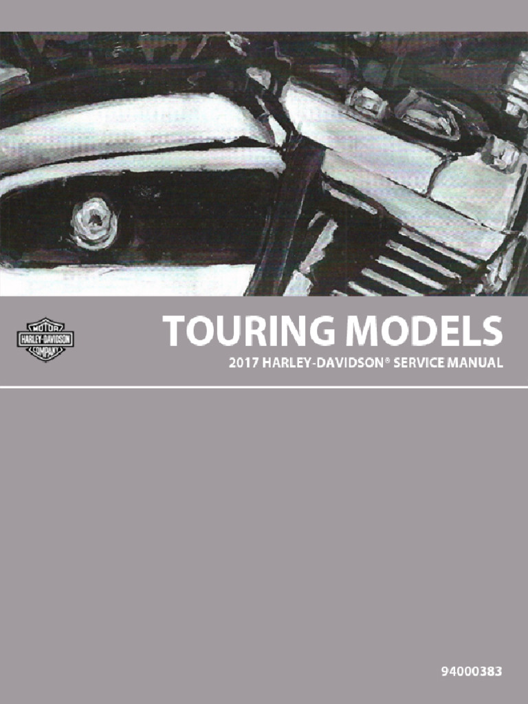 Harley Davidson Touring Models Service Manual 2017 | PDF | Vehicles