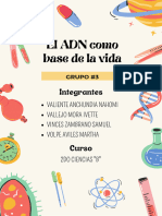 El ADN Como Base de La Vida