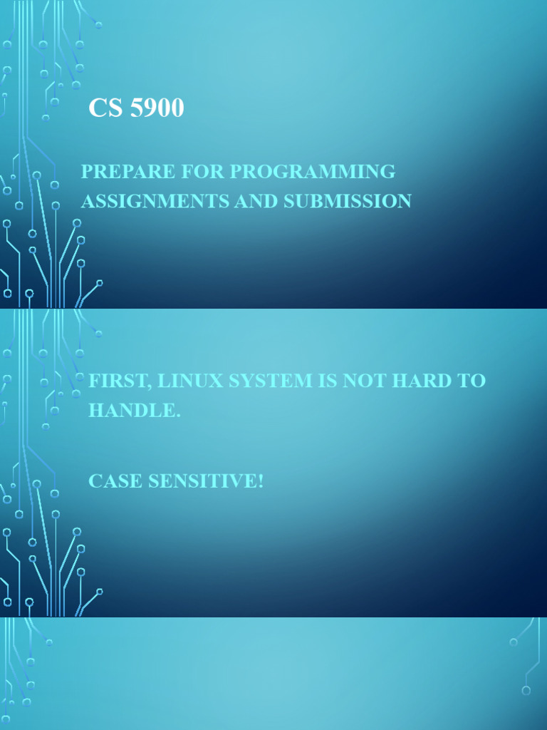 Linux Login and Assignment Submission Guide | PDF | Login | Computer File