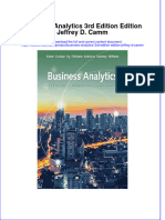 Free Download Business Analytics 3Rd Edition Edition Jeffrey D Camm Full Chapter PDF