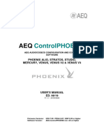 AEQ ControlPHOENIX Users Manual