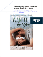 Free Download Wanted by You Montgomery Brothers of Montana Book 1 A Boss Full Chapter PDF