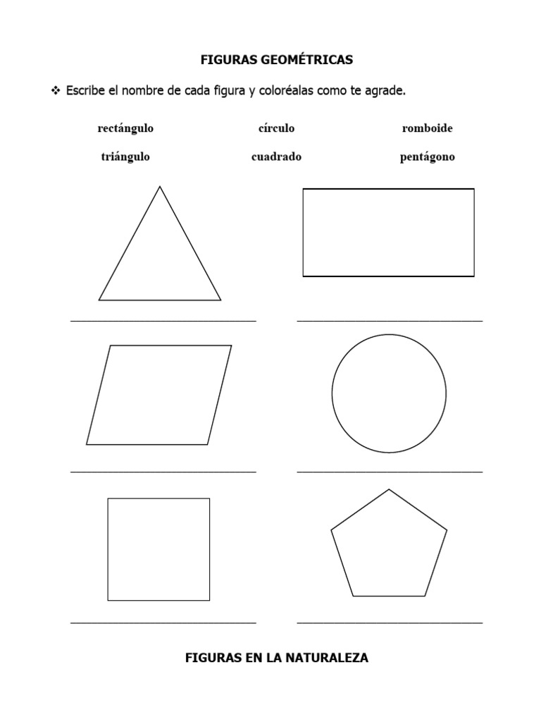 Anexo FIGURAS GEOMÉTRICAS | PDF | Formas geométricas | Geometría, image size:768x1024