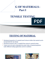 Lesson 3 Tensile Testing (Part I)