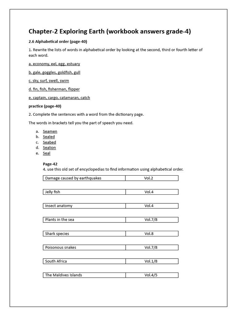 Grade 3 Wb Answers Pdf Sentence Linguistics Linguistics
