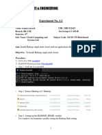 Experiment No. 3.1: 1) JAVA-Java JDK 2) HADOOP-Hadoop Package - Step 1: Verify The Java Installed