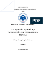 Tác Động Của Mạng Xã Hội Facebook Đến Sinh Viên Tại Tp.Hcm Hiện Nay