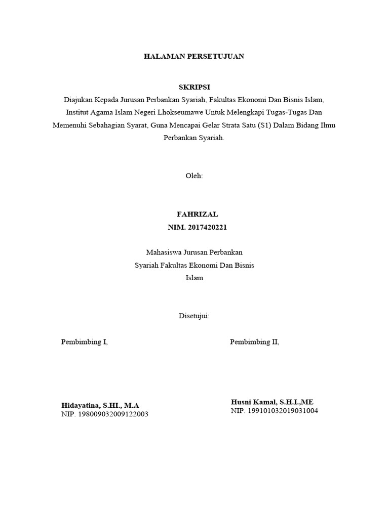 Halaman Sidang Padil | PDF