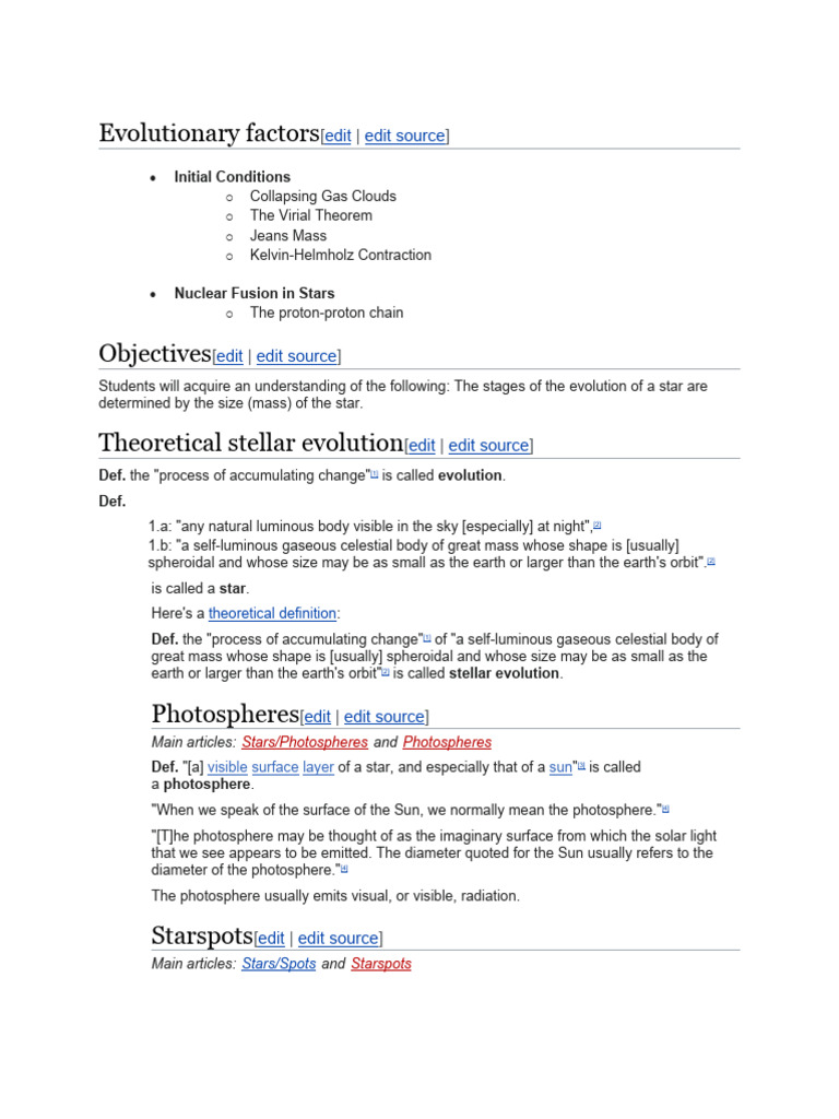Understanding Stellar Evolution Factors | PDF | Social Science | Philosophy