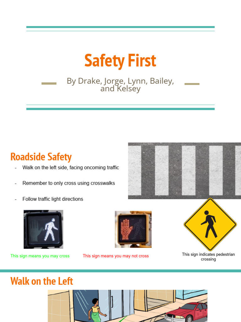 Essential Safety Tips for Kids | PDF | Traffic | Road Infrastructure