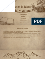 Historia Social y Cultural