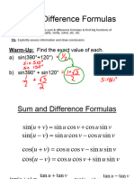 U2D12 Sum and Difference Formulas FILLED