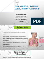 Tuberculosis J Leprosy J Syphilis J Actinomycosis J