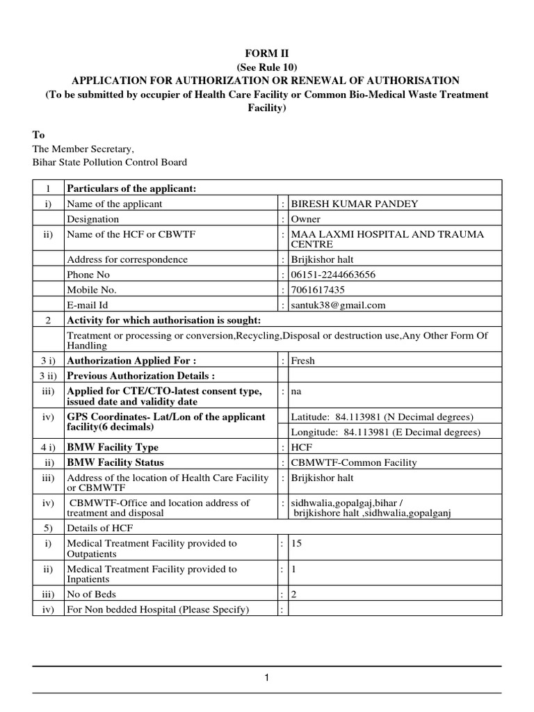 Bmw Form | PDF | Waste | Incineration