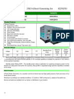 4JB1 - 25KVA Isuzu Generator