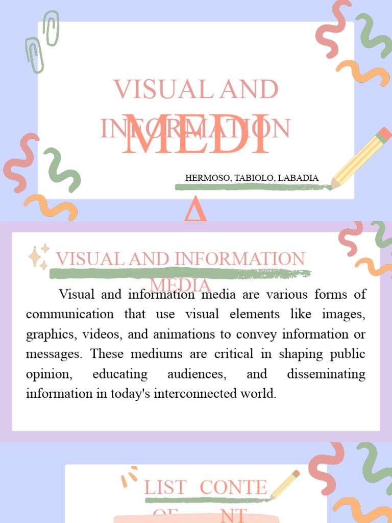 Lesson 4 Visual and Information Media. Hermoso. Tabiolo. Labadia PDF