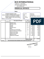 Commerical Invoice