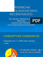 Urgencias Cardiologicas en El Recien Nacido