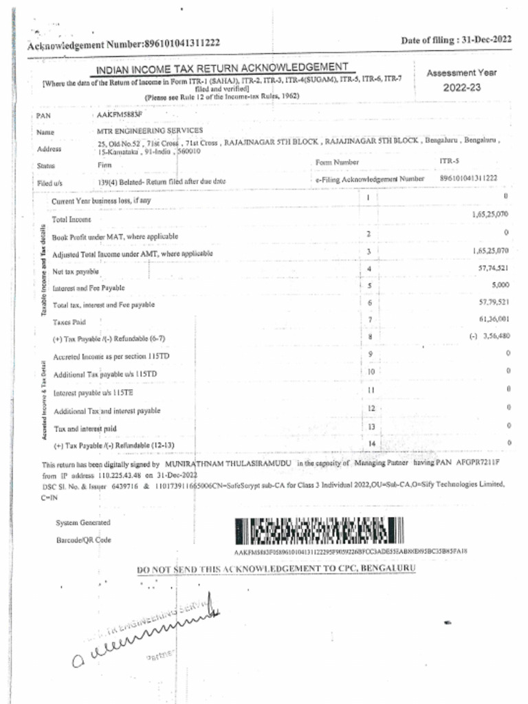 indian-income-tax-return-acknowledgement-mtr-engg-pdf