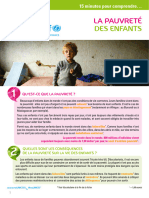 Fiche Thematique-Myunicef-La Pauvrete Des Enfants