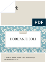 Dobijanje Soli