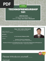 Technopreneurship 101 Topic 1