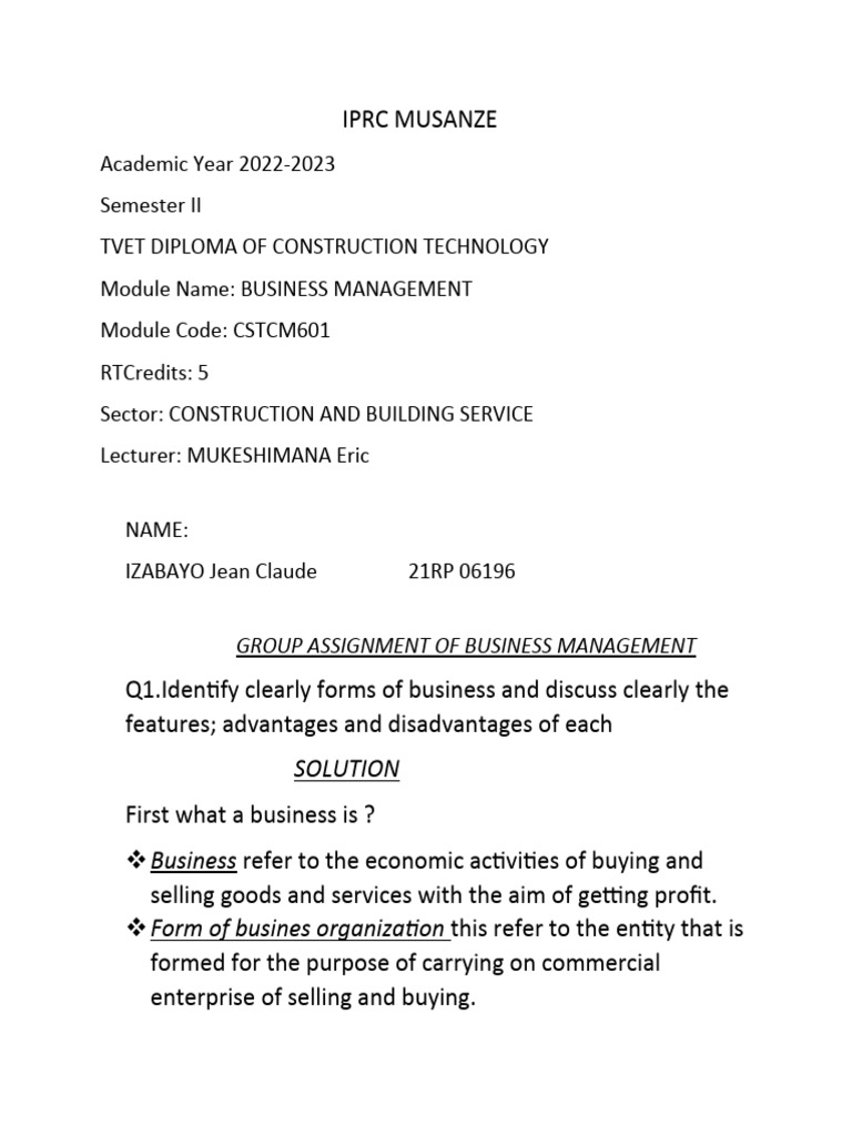 Business Group Discussion Topics