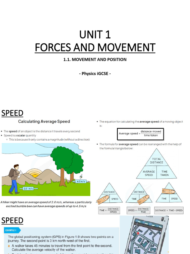 Unit 1 (Forces and Movement) | PDF