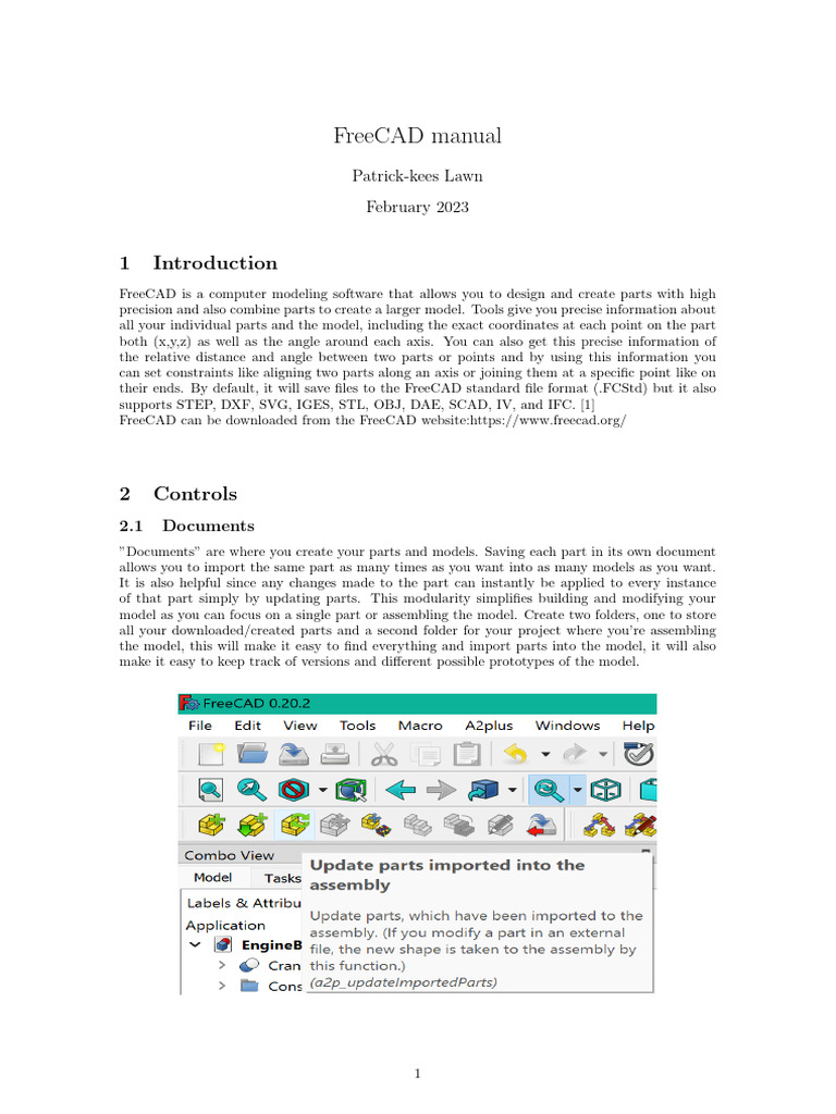 How To Get Started With Freecad Manual Pdf
