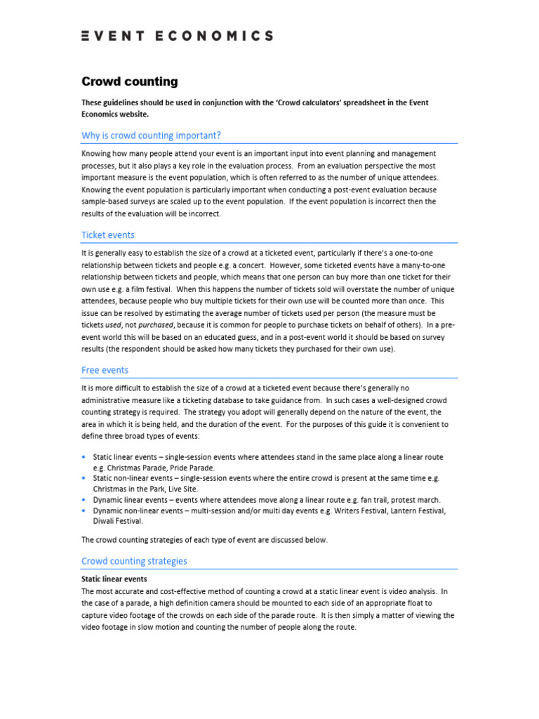 Effective Crowd Counting Strategies | PDF | Evaluation
