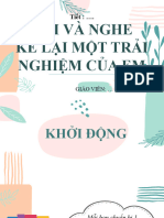 BÀI 9 NÓI VÀ NGHE- CTST- Nguyễn Nhâm