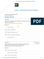 SAP Certified Associate - SAP Activate Project Manager - Full