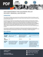 Risk Management For Electronic Ballot Delivery, Marking, and Return