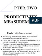 Lecturenote - 2097711858chapter Twoproductivity Measurment