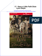 Free Download Cherry Hill 17 Have A Little Faith Dixie Lynn Dwyer Full Chapter PDF