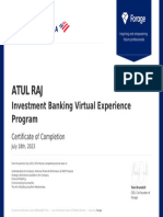 Atul Bank of America Certificate