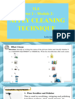 TLE Quarter 2 - Module 2:: Apply Cleaning Technique