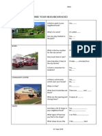 Describe Your Neighbourhood Worksheet Templates Layouts - 135852