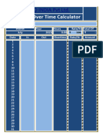 Employee Over Time Calculator