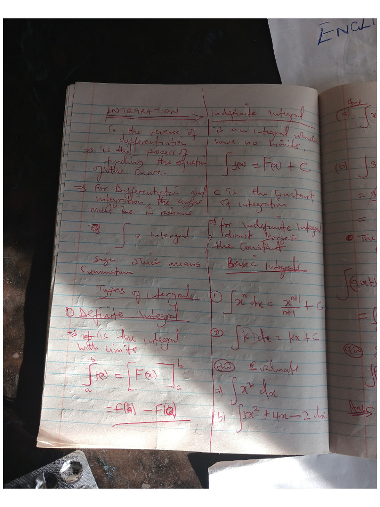 Integral Calculus Pdf