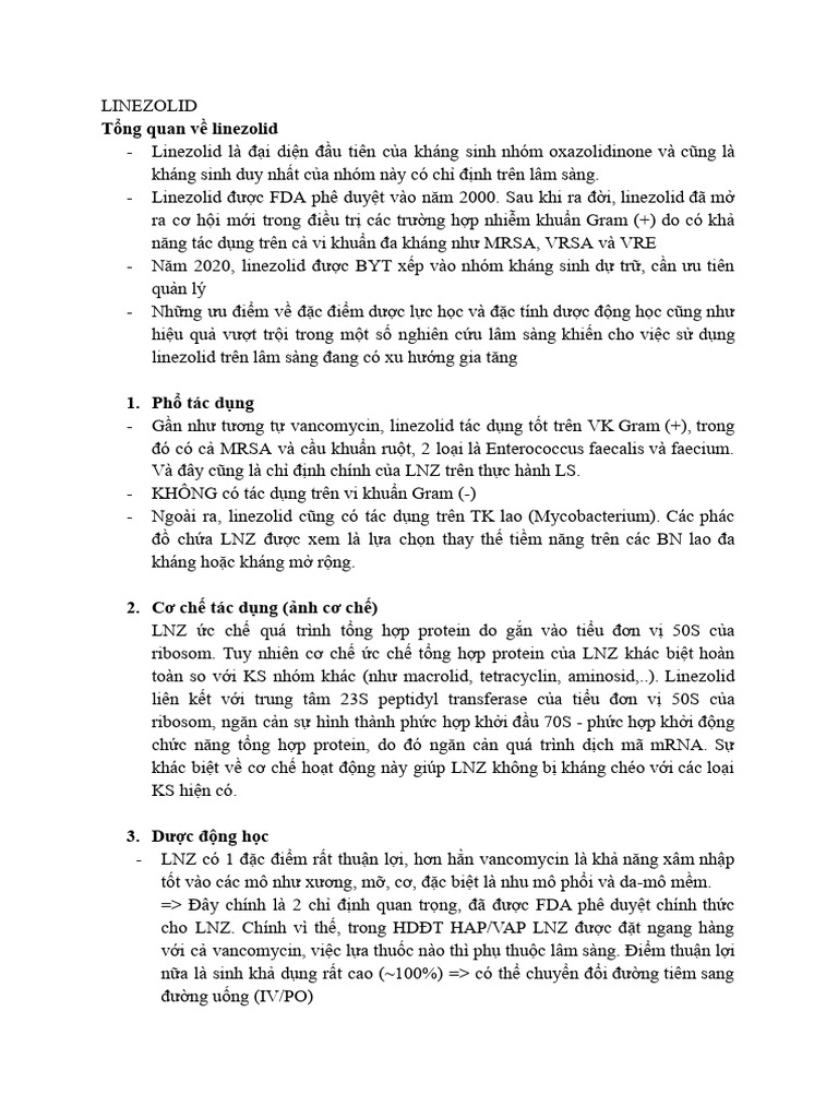 H Linezolid | PDF