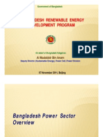 Bangladesh Renewable Energy Bangladesh Renewable Energy Development Program Development Program