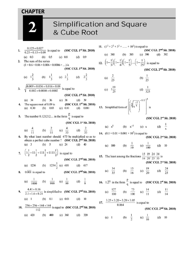 Simplification | PDF