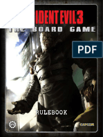 Resident Evil 3 Boardgame Rulebook