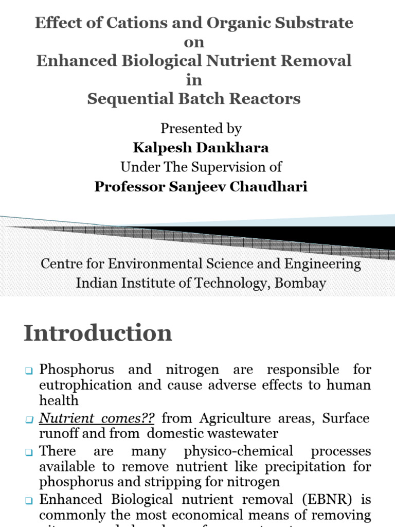 Effect of Cations and Organic Substrate On | PDF | Sewage Treatment ...