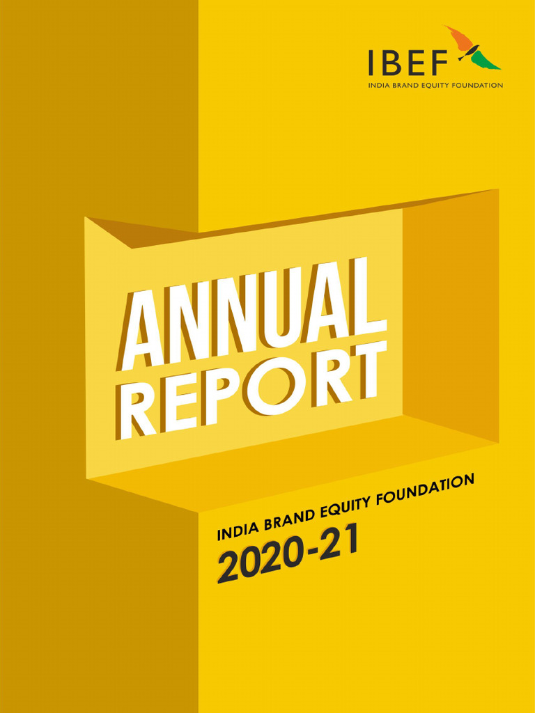 IBEF Annual Report 2020 21 PDF