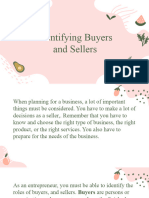 Identifying Buyers and Sellers