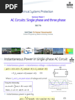 SEE716 Seminar1 AC-Circuits 1phase-And-3phase