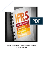 Summary On Ifrs and Ias Standards